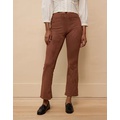 AE It Knit Suede Pull-On High-Waisted Kick Boot Pant