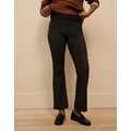 AE It Knit Suede Pull-On High-Waisted Kick Boot Pant