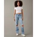 AE Stretch Curvy High-Waisted Straight Jean