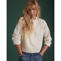 AE77 Premium Oversized Cropped Cashmere Sweater