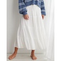 Aerie Beach Club Tiered Maxi Skirt