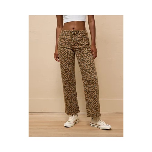 아메리칸이글 AE Stretch Leopard High-Waisted Stovepipe Ankle Pant