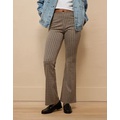 AE It Knit Pull-On High-Waisted Kick Boot Houndstooth Pant