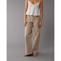 AE Stretch Corduroy Low-Rise Baggy Wide-Leg Pant