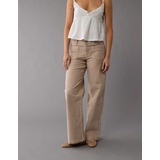 AE Stretch Corduroy Low-Rise Baggy Wide-Leg Pant