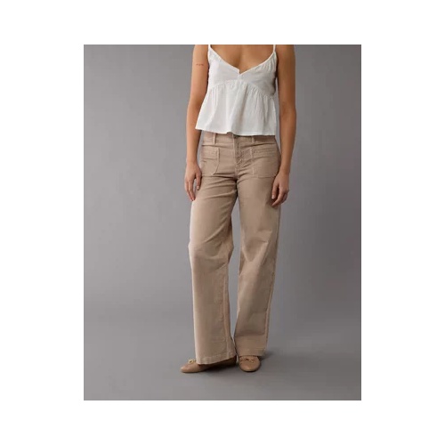 아메리칸이글 AE Stretch Corduroy Low-Rise Baggy Wide-Leg Pant