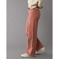 AE Stretch Corduroy Low-Rise Baggy Wide-Leg Pant