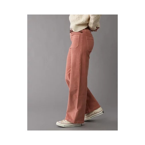 아메리칸이글 AE Stretch Corduroy Low-Rise Baggy Wide-Leg Pant