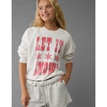 AE Holiday Graphic Relaxed Crew Neck Sweatshirt