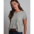 AE77 Premium Boxy Cropped Crewneck T-Shirt