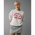 AE Logo Graphic Relaxed Crew Neck Sweatshirt