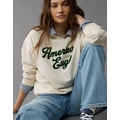 AE Logo Graphic Relaxed Crew Neck Sweatshirt