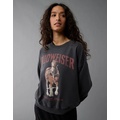 AE Holiday Budweiser Graphic Relaxed Crew Neck Sweatshirt