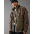 AE Zip-Up Sherpa Jacket