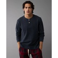 AE Long-Sleeve Thermal Henley T-Shirt