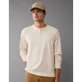 AE Long-Sleeve Thermal Henley T-Shirt