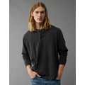 AE Long-Sleeve Henley T-Shirt