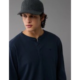 AE Long-Sleeve Henley T-Shirt