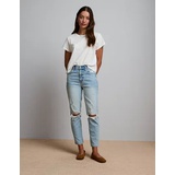 AE77 Premium Ripped Mom Jean