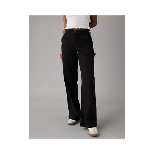 아메리칸이글 AE Dreamy Drape Woven Super High-Waisted Baggy Wide-Leg Pant