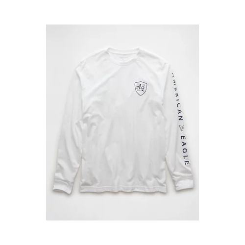 아메리칸이글 AE Long-Sleeve Logo Graphic T-Shirt