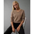 AE Whoa So Soft Shrunken V-Neck Sweater