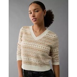 AE Whoa So Soft Shrunken V-Neck Sweater