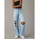 AE Dreamy Drape Super High-Waisted Baggy Wide-Leg Jean