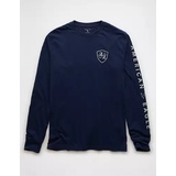 AE Long-Sleeve Logo Graphic T-Shirt