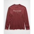 AE Long-Sleeve Logo Graphic T-Shirt