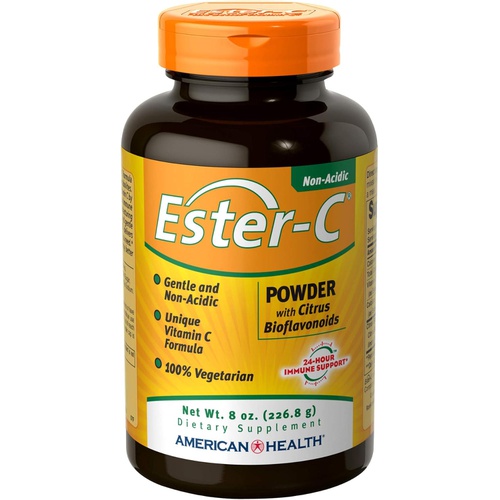  American Health Ester-C 750 mg Powder with Citrus Bioflavonoids 8 oz.