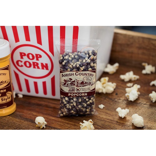  Amish Country Popcorn | 10 (4 Oz Bags) Midnight Blue Kernels | Old Fashioned with Recipe Guide