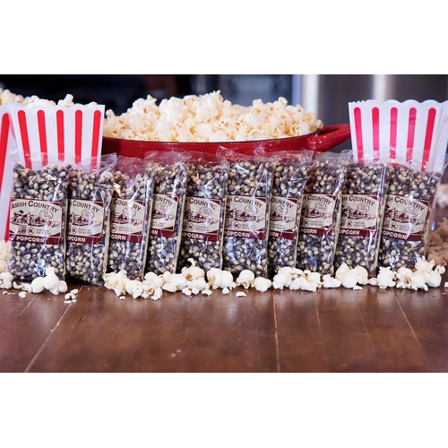  Amish Country Popcorn | 10 (4 Oz Bags) Midnight Blue Kernels | Old Fashioned with Recipe Guide