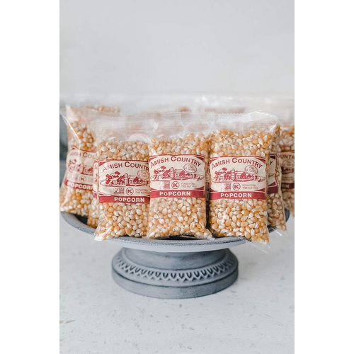  Amish Country Popcorn | 24 (4oz Bags) Baby Yellow Popcorn | Old Fashioned with Recipe Guide