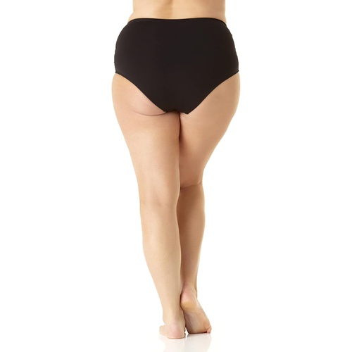  Anne Cole Plus Size High-Waist Shirred Bottoms