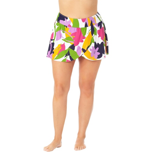  Anne Cole Plus Size Tulip Drape Swim Skirt