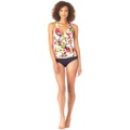 Anne Cole Smocked Cross-Back Tankini