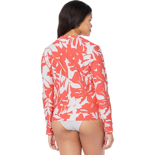  Anne Cole Long sleeve Front Zip Rashguard