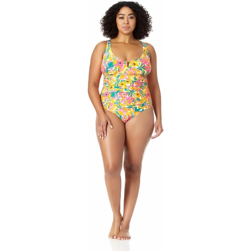  Anne Cole Plus Size V Wire One-Piece