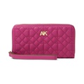 Anne Klein Quilted Slim Zip Wallet