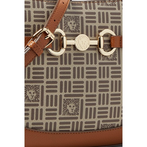 애클라인 Anne Klein Curved Logo Crossbody with Horsebit