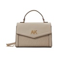 Anne Klein Top-Handle Satchel with Embossed Logo