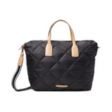 Anne Klein Quilted Nylon Satchel