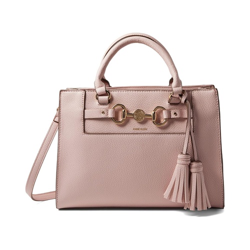 애클라인 Anne Klein East West Satchel with Horse Bit