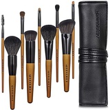 AphroLight Makeup Brushes 9Pcs Professional Vegan Makeup Brush Set High-tech Nanometer Fiber Foundation Brush Travel Brush Concealer Cosmetic Eyeshadow Brush Sets