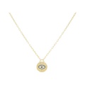 Argento Vivo CZ Evil Eye Pendant Necklace