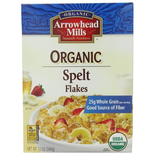  Arrowhead Mills Organic Spelt Flakes Cereal (3x12 oz.)