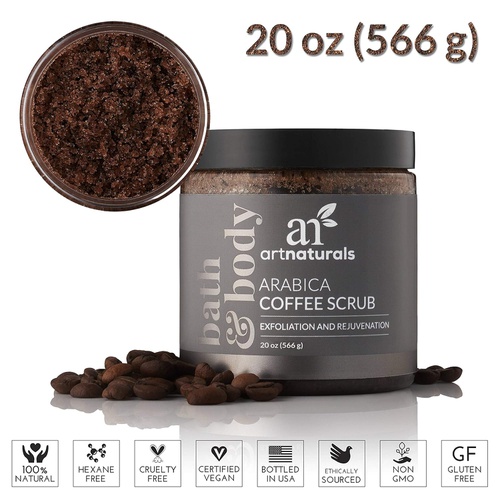  Artnaturals Arabica Coffee Body Scrub (20 Oz / 567g)