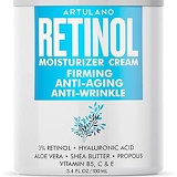 Artulano Anti-Aging Face Moisturizer for Women and Men - Lifting and Firming Effect - Natural Anti-Wrinkle Cream for Face and Neck- Made in the Usa - Day and Night Retinol Cream for Face fo