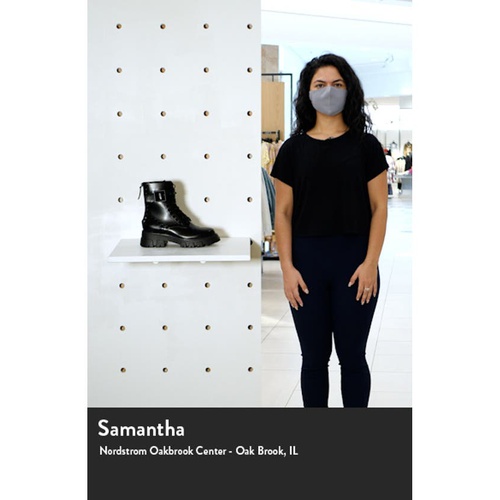 아쉬 Ash Lewis Stud Combat Boot_BLACK STUDDED LEATHER